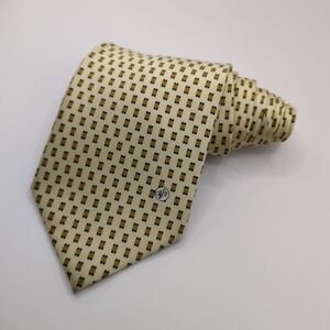 Versace Classic‎ V2 Tie Mens Silk Geometric Pattern Medusa Dress Accessory